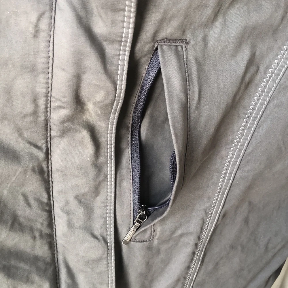 Kuhl Luna Gray Zipper and Button Up Jacket Size XS